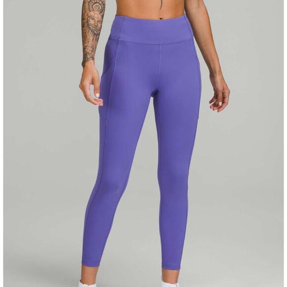 Lululemon Invigorate High-Rise Tight 25" Charged Indigo Women's Size 6 - Picture 1 of 4